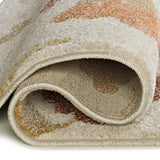 Textura alfombra con motivos florales en colores empolvados Tamaris 16807 Multicolor Atticgo