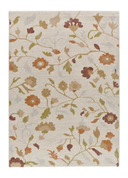 Alfombra con motivos florales en colores empolvados Tamaris 16807 Multicolor Atticgo