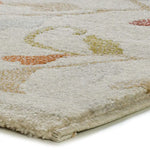 Esquina alfombra pasillera con motivos florales en colores empolvados Tamaris 16807 Multicolor Atticgo