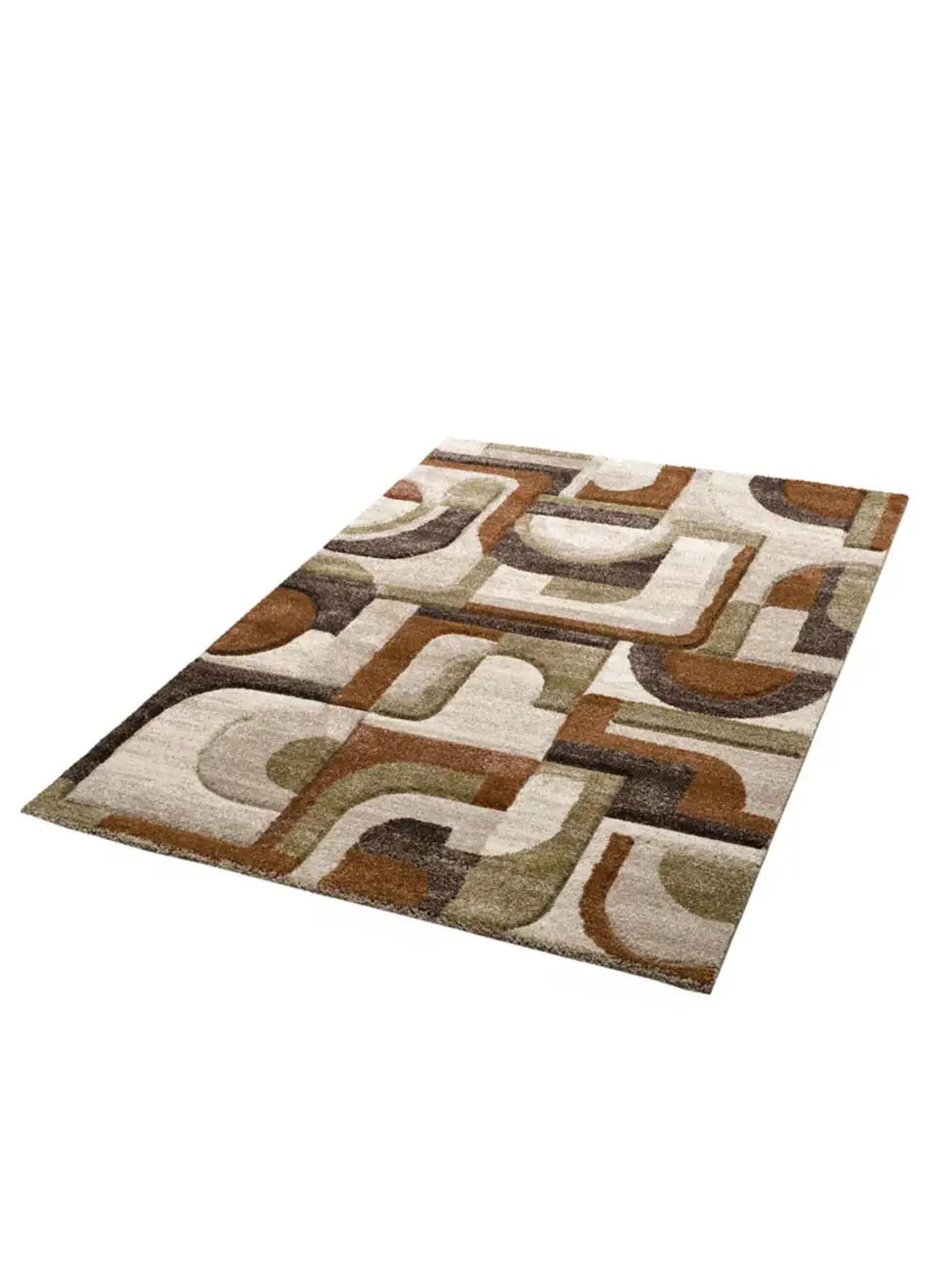 Alfombra geométrica multicolor alfombra Teva 28006 Atticgo