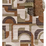 Alfombra geométrica multicolor Teva 28006 Atticgo