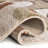Alfombra geométrica multicolor pliegue Teva 28006 Atticgo