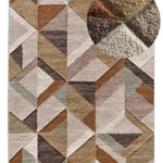Alfombra geométrica multicolor Teva 28007 Atticgo