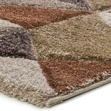 Alfombra geométrica multicolor esquina Teva 28007 Atticgo