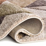 Alfombra geométrica multicolor pliegue Teva 28007 Atticgo