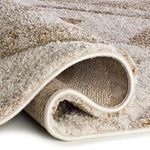 Alfombra geométrica beige pliegue Teva 54027 Atticgo