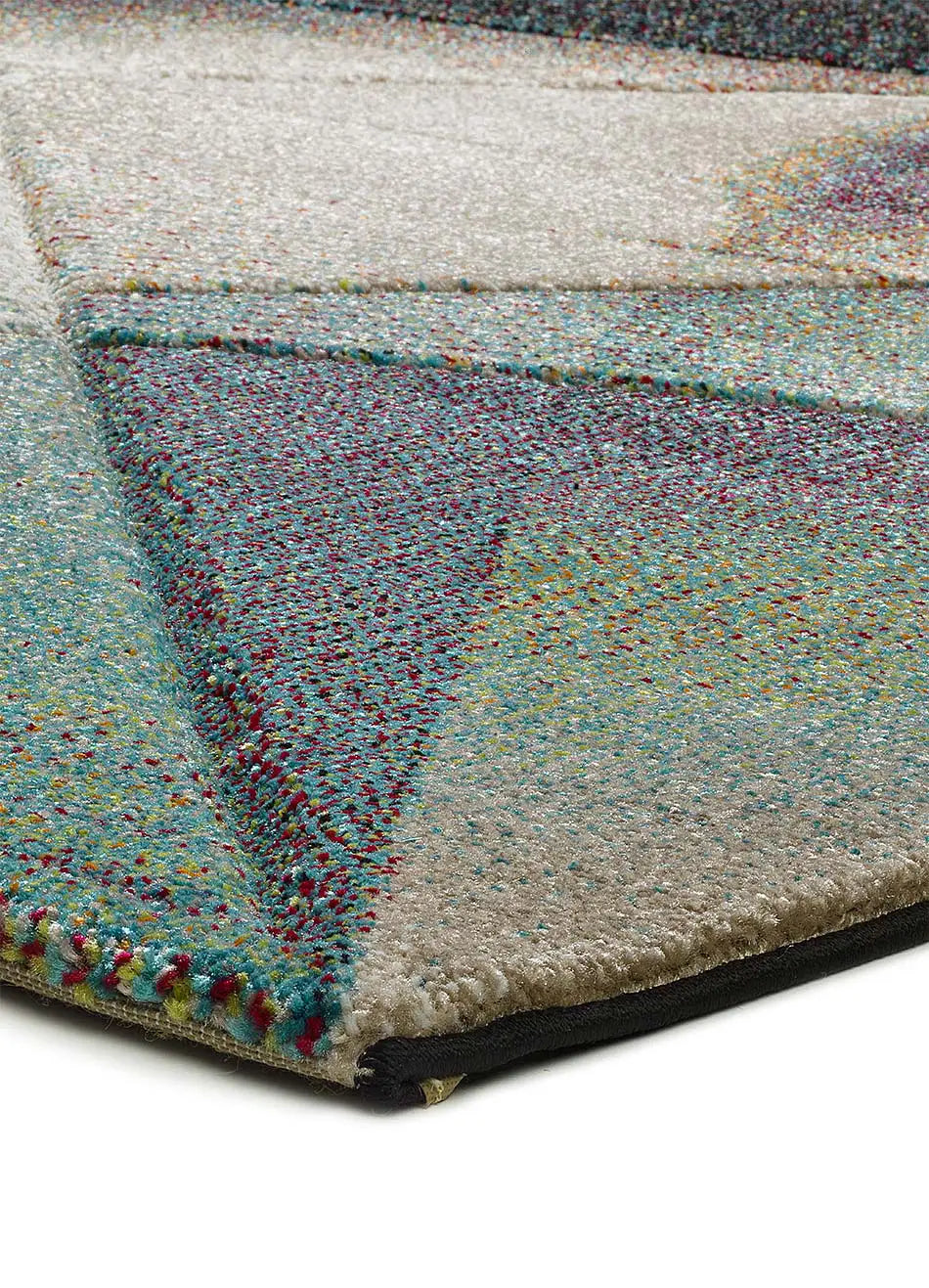 Alfombra esquina abstracta Warhol 21674 Multicolor Atticgo