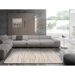 Alfombra ambiente abstracta estilo escandinavo Yen 59617 Beige Atticgo