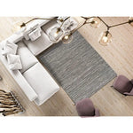 Alfombra ambiente abstracta estilo escandinavo Yen 59617 Gris Atticgo